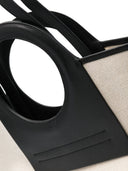 Hereu Cala Small Canvas And Leather Tote Bag