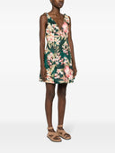 Zimmermann Floral Stampa di lino Mini abito