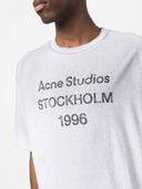 Acne Studios Logo Organic Cotton T Shirt