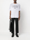 Acne Studios Logo Organic Cotton T Shirt