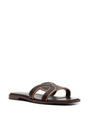 Tod's læder flade sandaler