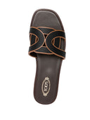 Tod's læder flade sandaler