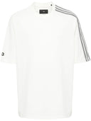 Y 3 Logo Cotton Blend T Shirt