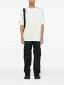 Y 3 Logo Cotton Blend T Shirt