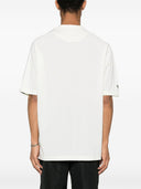 Y 3 Logo Cotton Blend T Shirt