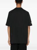 Y 3 Logo Cotton Blend T Shirt