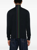 Ps By Paul Smith Sports Stripe Organic Cotton Cardigan