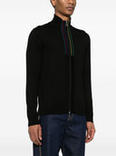 Ps By Paul Smith Sports Stripe Organic Cotton Cardigan
