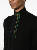 Ps By Paul Smith Sports Stripe Organic Cotton Cardigan