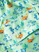 Kiton Printed Swim Shorts