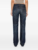 Palm Angels Straight Leg Denim Jeans