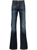 Palm Angels Straight Leg Denim Jeans