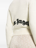Palm Angels Logo Wool Blend Sweater
