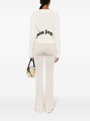 Palm Angels Logo Wool Blend Sweater