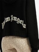 Palm Angels Logo Wool Blend hoodie