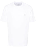 Brunello Cucinelli Logo Cotton T Shirt