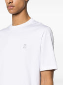 Brunello Cucinelli Logo Cotton T Shirt