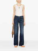Mother Denim Wide Leg Jeans