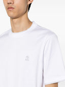Brunello Cucinelli 로고면 T 셔츠
