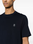 Brunello Cucinelli Logo Cotton T Shirt