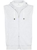 Brunello Cucinelli Sleeveless Cotton Hoodie