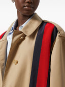 Gucci Cruise Web Detail Bawełniany płaszcz