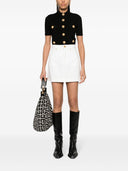 Balmain Embossed Buttons Knitted Cardigan