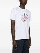 Ps By Paul Smith Hnd Print Cotton T Shirt