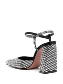 Amina Muaddi Charlotte Satin Pumps