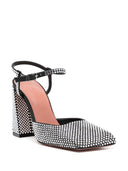 Amina Muaddi Charlotte Satin Pumps