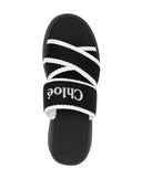 Chloè Mila Leather Flatform Sandals