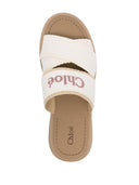 Chloè Mila Leather Flatform Sandals