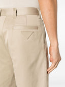 Prada Cotton Wide Leg Bermudas