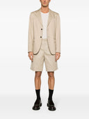 Prada Cotton Wide Leg Bermudas