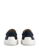 Tod's suède slip op loafers