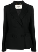 Fendi Wool Double Breasted Blazer Jacket