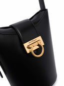 Ferragamo Trifolio Leather Bucket Bag