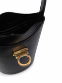 Ferragamo Trifolio Leather Bucket Bag
