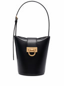 Ferragamo Trifolio Leather Bucket Bag