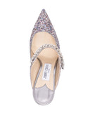 Jimmy Choo Bing 100 Muli del tallone glitter cinghia