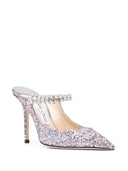 Jimmy Choo Bing 100 Muli del tallone glitter cinghia