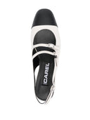 Carel Paris Abricot in pelle Slingback Ballet Flats