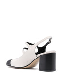 Carel Paris Papaya皮革sloundback Pumps