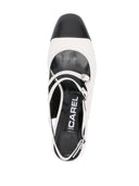 Carel Paris Papaya皮革sloundback Pumps