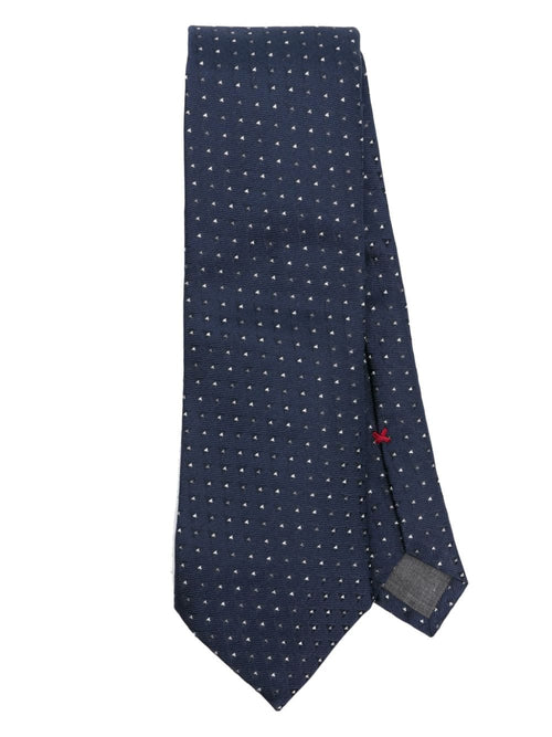 Brunello Cucinelli Silk Dotted Tie