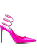 Rene' Caovilla Cloe Satin Slingback Pumps