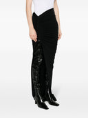 Rick Owens High Waisted Asymmetric Skirt