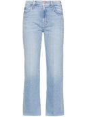 Mother Denim Straight Leg Cropped Jeans