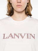 Lanvin -logo katoenen t -shirt
