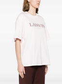 Lanvin -logo katoenen t -shirt